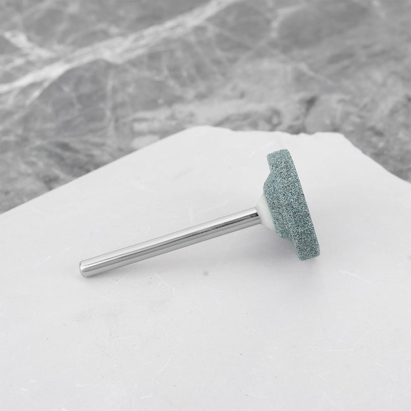 [Australia - AusPower] - Briny River Pack of 10 20 mm Silicon Carbide Whetstone Wheel 1/8 Shank Compatible with Dre-mel 