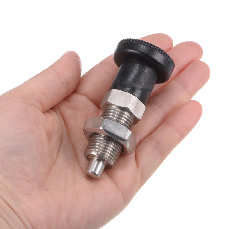 [Australia - AusPower] - Push Fit Ball Nose Spring Plunger M16x1.5 Thread Length 1.02" Pin Dia.8mm Stainless Steel Return Knob Plunger Non-Locking Retractable Index Plunger for Industrial Equipment 