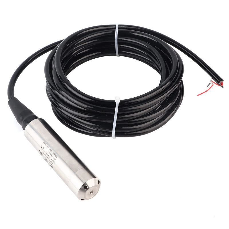 [Australia - AusPower] - 0-3m Liquid Level Transmitter, YB2JF 12-32VDC 4-20mA Level Sensor Throw in Type Water Level Transducer 304 Stainless Steel 5m Cable 