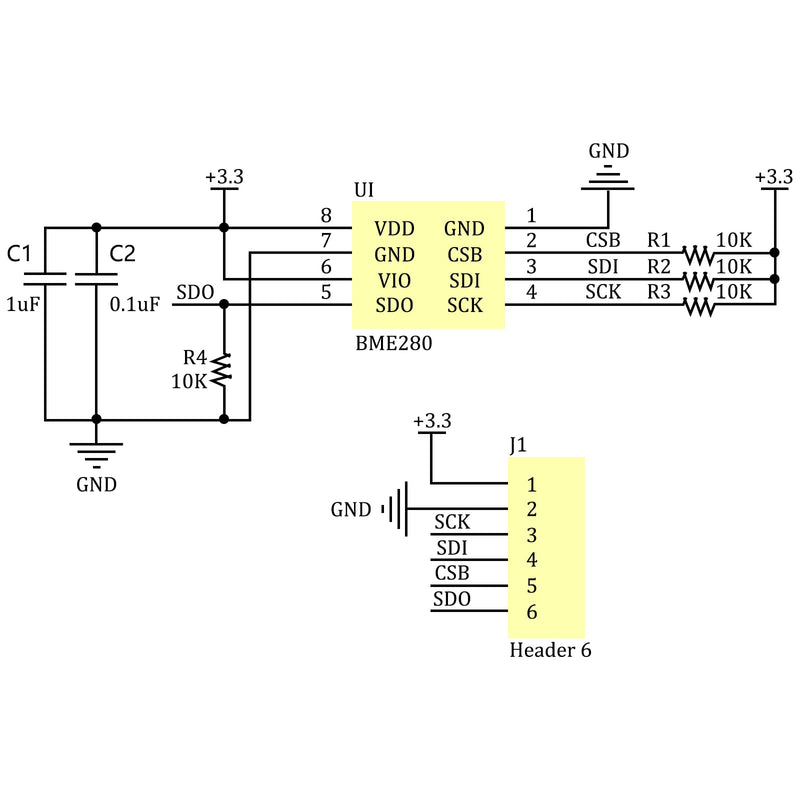 [Australia - AusPower] - 2PCS BME280 3.3V Sensor Module Pre-Soldered High Precision Atmospheric Pressure Sensor GY-BME280-3.3 Temperature Humidity Sensor Module for Raspberry Pi and Other MicroControllers 