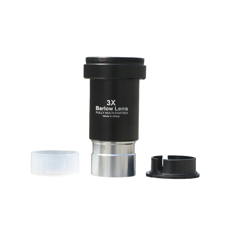 3X Barlow Lens 1.25 inch Telescope Accessory Fully Metal Multi-Coated Barlow Lens with M42 Thread Camera Connect Interface for Telescope Eyepiece 3X