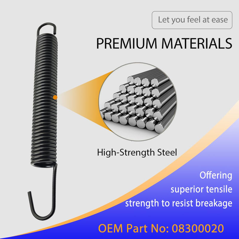 [Australia - AusPower] - 08300020 Extension Spring - Compatible with Ariens Gravely ZT XL/ZT/Zoom XL/HVZ, EverRide Yellow Jacket, Great Dane Zero-Turn Mower 