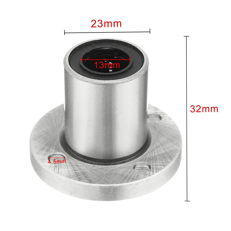 [Australia - AusPower] - uxcell LMF13UU Linear Ball Bearings 13mm Bore 23mm OD 32mm Length Round Flange for CNC Machine 3D Printer 2pcs 