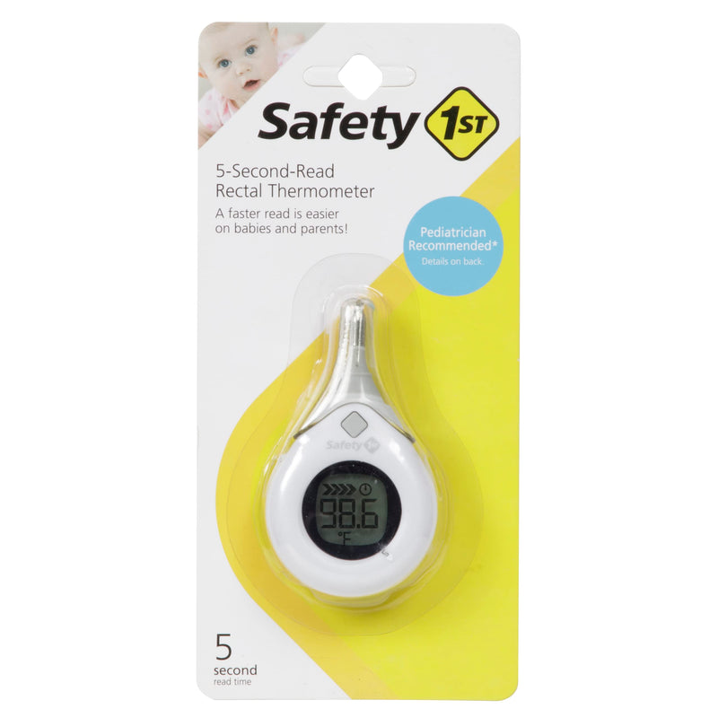 [Australia - AusPower] - Safety 1st 5 Second Read Rectal Thermometer, Quick, Accurate Reading in just 5 Seconds, Grey 