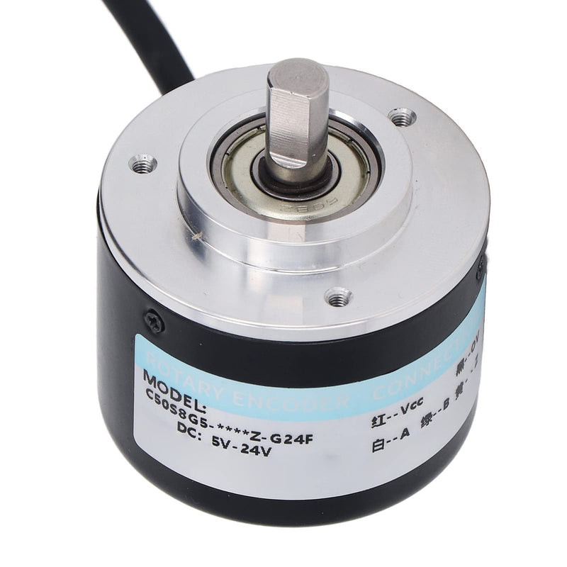 [Australia - AusPower] - Incremental Rotary Encoder, 1200/2000PR DC5V-24V 2 Phase Incremental Rotary Encoder, 50mm OD, PNP Output (2000P/R) 