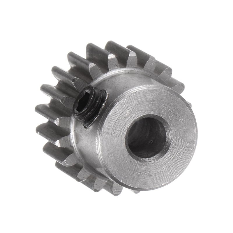 [Australia - AusPower] - Mod 0.5 Pinion Gear 20 Teeth - [3mm Bore x 5mm Height] Spur Diff Differential Motor Gear for RC Model Car Parts, Gearbox, Electric Grinder Use, Stainless Steel,Silver Tone 