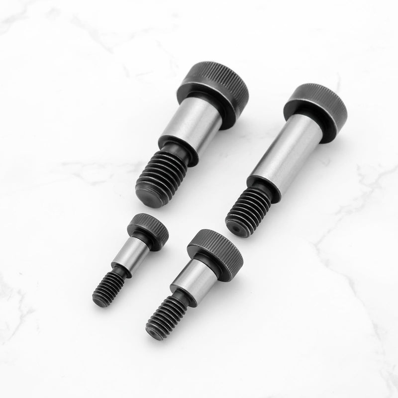 [Australia - AusPower] - The Lord of the Tools 20Pcs Socket Shoulder Bolts M5 M6 M8 M10 Hexagon12.9 High Tensile Carbon Steel Shoulder Bolts for Textile Hydraulic Machinery Industries 