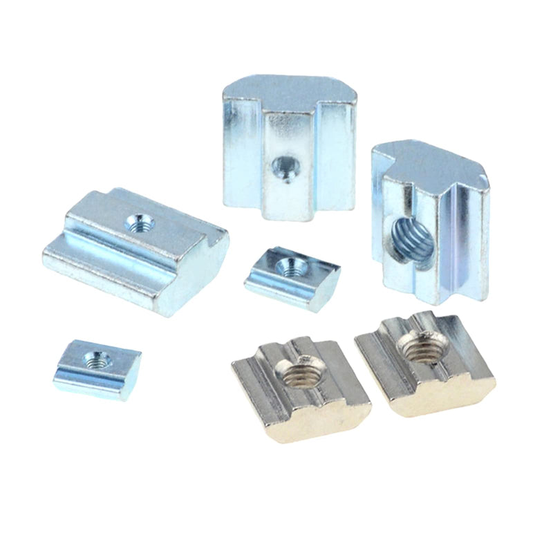 [Australia - AusPower] - 50Pcs 2020 Series T Sliding Nuts Hammer Nut Block Square Nuts M6 T Nuts for 2020 Aluminum Extrusion Profiles T Slot 6mm?for CNC Router Build Rail 3D Printer (m6) 2020 Series M6?50Pcs? 