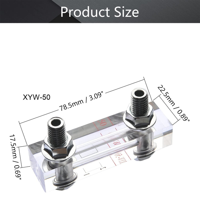 [Australia - AusPower] - Othmro XYW-50 Flowmeter Acrylic Plexiglass Level Gauge 