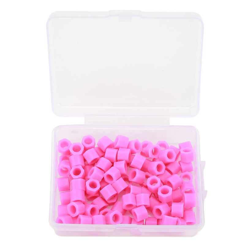 [Australia - AusPower] - Rings Bands Dental Code Ring Instrument Rings Lab Swabs Pack of 100 Dental Rings Small Silicone Dental Instrument Rings Accessories for Marking Dental Color Codes 