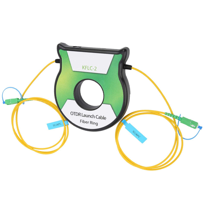 [Australia - AusPower] - Eujgoov 9/125um 500M SC/-SC/Connector OTDR Optical Fiber Launch Cable Singlemode Improving The Accuracy of Test Results 