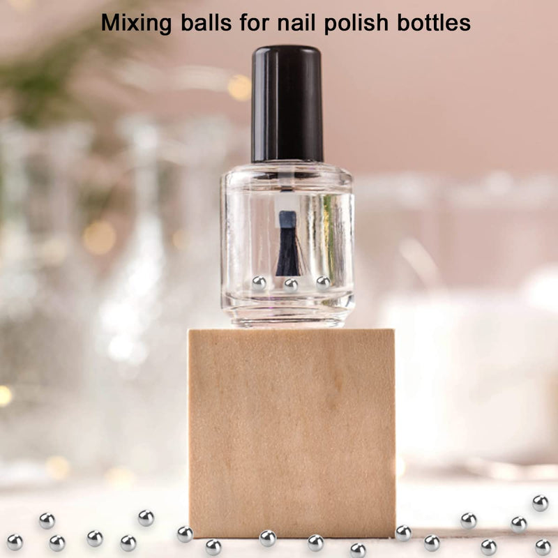 [Australia - AusPower] - 300 Pcs Paint Mixing Balls, 5.5mm/0.22 Inch 304 Stainless Steel Balls, Nail Polish Mixing Agitator Balls, Stainless Steel Precision Steel Balls for Mixing Model Paints 