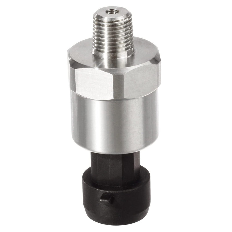 AUTEX 100psi Pressure Transducer Sensor, 0-100 Psi Pressure Sender 1/8" -27 NPT Oil Pressure Transmitter 316 Stainless Steel with Connector Harness Kit For Oil Fuel Air Water Pressure