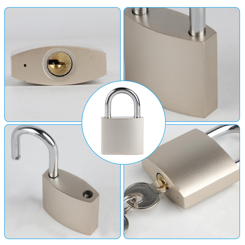 [Australia - AusPower] - 1 set Stainless Steel Padlock Hasp, Door Hasp Latch Locks, Padlock Latch Gate Door Locks Hasp Latches, Heavy Duty Hasp Lock Latch with Lock Key for Cabinet Closet Shed Door Lock Hasp Latch Catch, 5" 