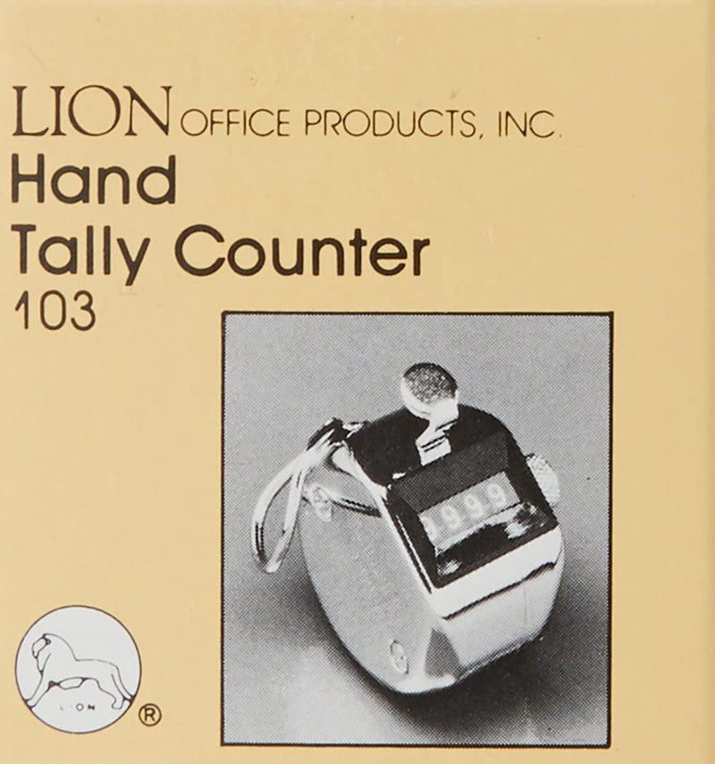 Lion Pro-Line Heavy Duty Hand-Held Tally Counter, 1 Tally Counter (103)