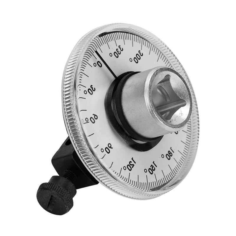 [Australia - AusPower] - Adjustable Drive Torque Protractor Wrench Car Measurement Garage Tool Set 