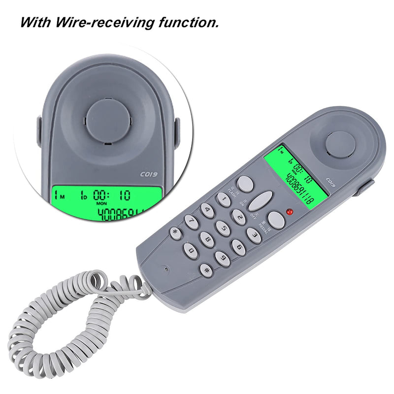 [Australia - AusPower] - C019 Telephone Phone Line Network Cable Tester Butt Tester Lineman Tool Cable Set, Phone Tester with Connectors and Joiner Support DTMF Dual Caller ID, Blue 