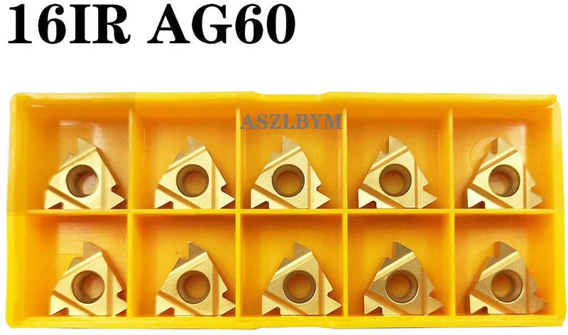 [Australia - AusPower] - SNR0013M16 CNC Lathe Internal Threading Boring Bar Turning Tool Holder With 10pcs 16IR AG60 Carbide turning insert 