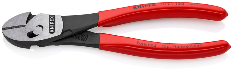KNIPEX - 73 71 180 Knipex Tools LP - 7371180 TwinForce High Performance Leverage Diagonal Cutter with Dipped Handle, Red
