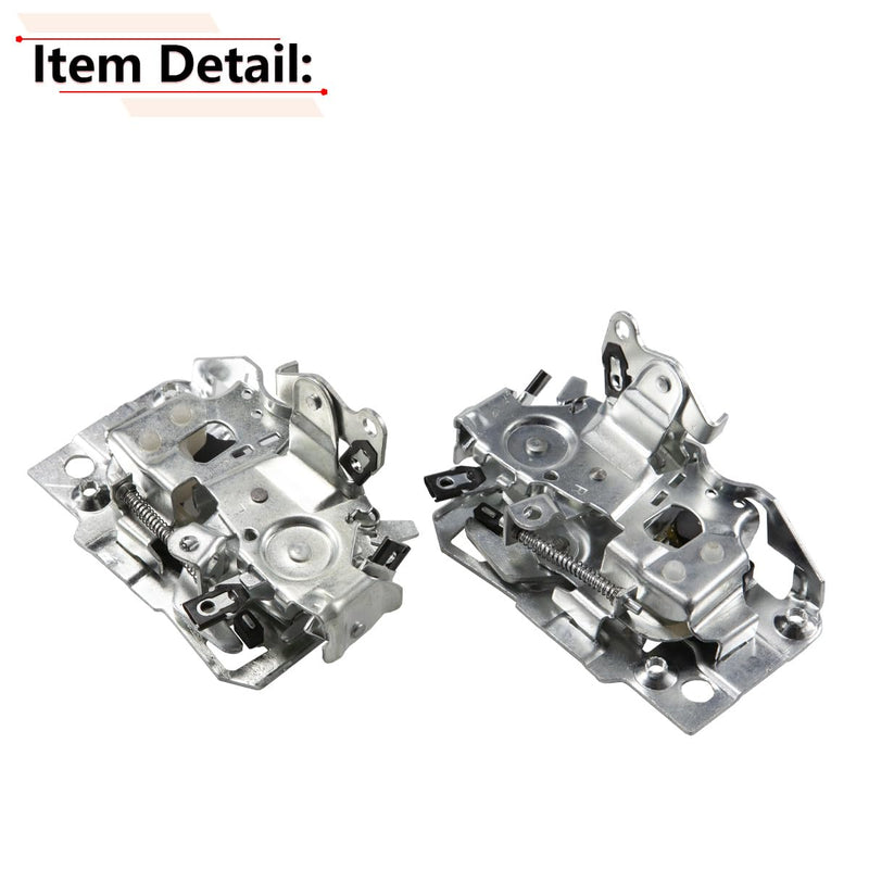 RLB-HILON 1Pair Front Door Latch Lock | Compatible with Chevy Silverado C/K 1500 2500 3500 S10 Tahoe, for GMC Topkick Jimmy Yukon and More