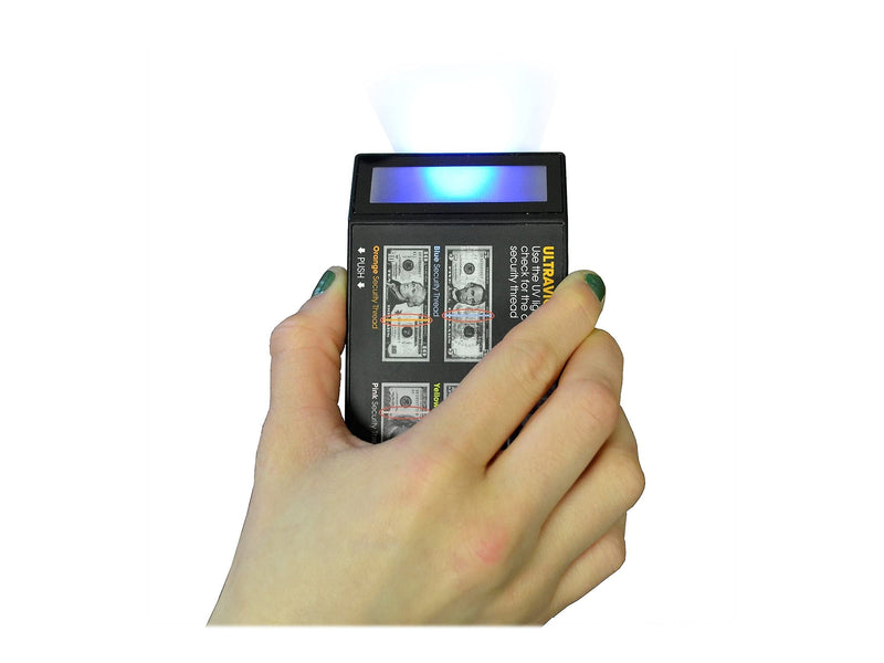 Royal Sovereign Portable Ultraviolet Counterfeit Detector, U.s. Currency, 2.6 X 0.6 X 4.5, Black