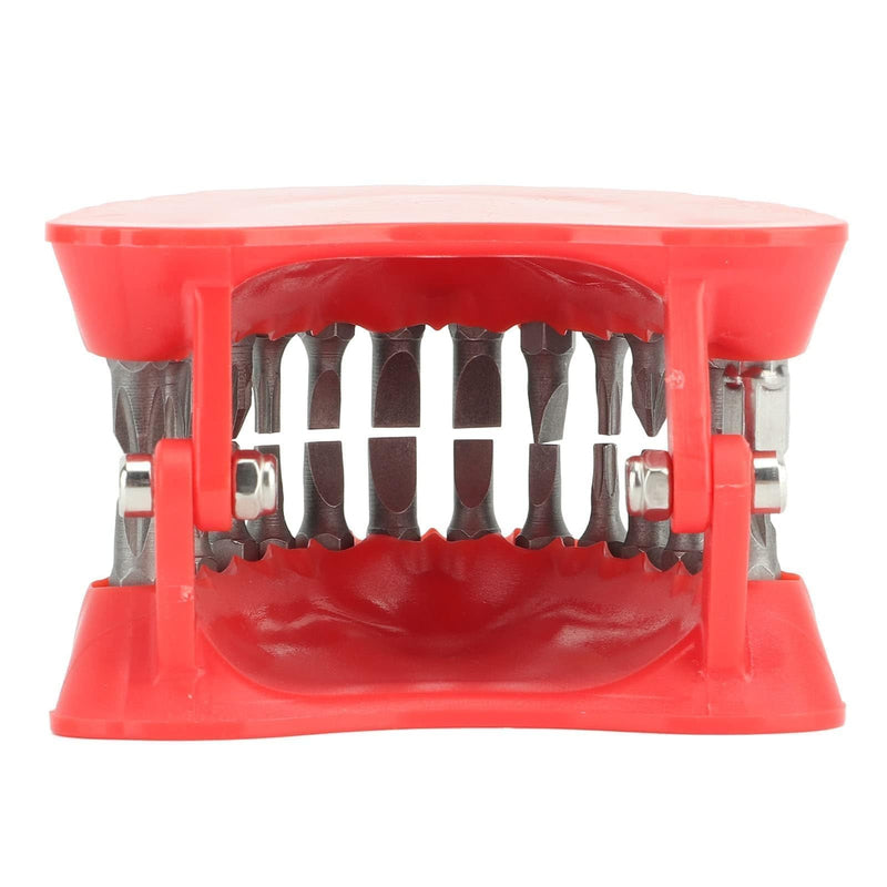 Denture Drill Holder, Denture Drill Organizer, Denture Screwdriver Organizer, Denture Drill Holder with 28 Bits, Fit for Desk Gadget Decoration (With Bits) With Bits