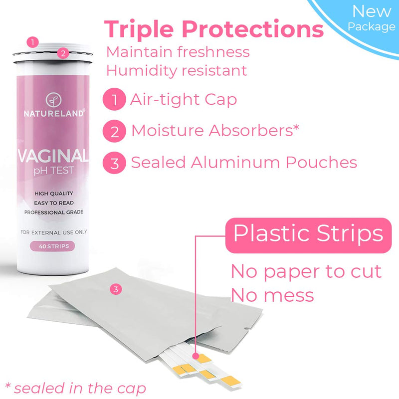 [Australia - AusPower] - Vaginal Health pH Test Strips, Feminine pH Test, Value Pack | Monitor Vaginal Intimate Health & Prevent Infection | Accurate Acidity & Alkalinity Balance (10 Strips) 10 Count (Pack of 1) 
