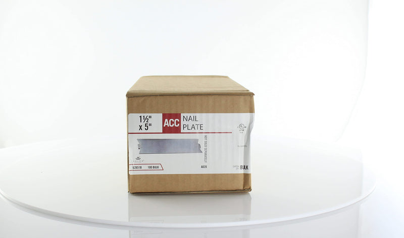[Australia - AusPower] - Halex P1 Accessories Nail Plate, 1 1/2" X 5", Silver-100/BOX 1 1/2" X 5" Silver - 100/BOX 