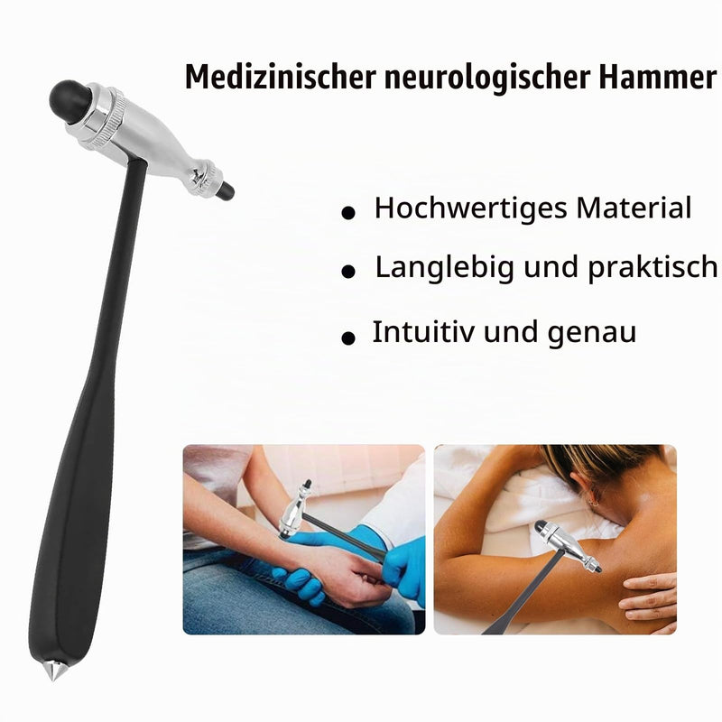 Neurological Reflex Hammer Medicine with Double | Percussion hammer health care percussor, nerve hammer for testing reflexes