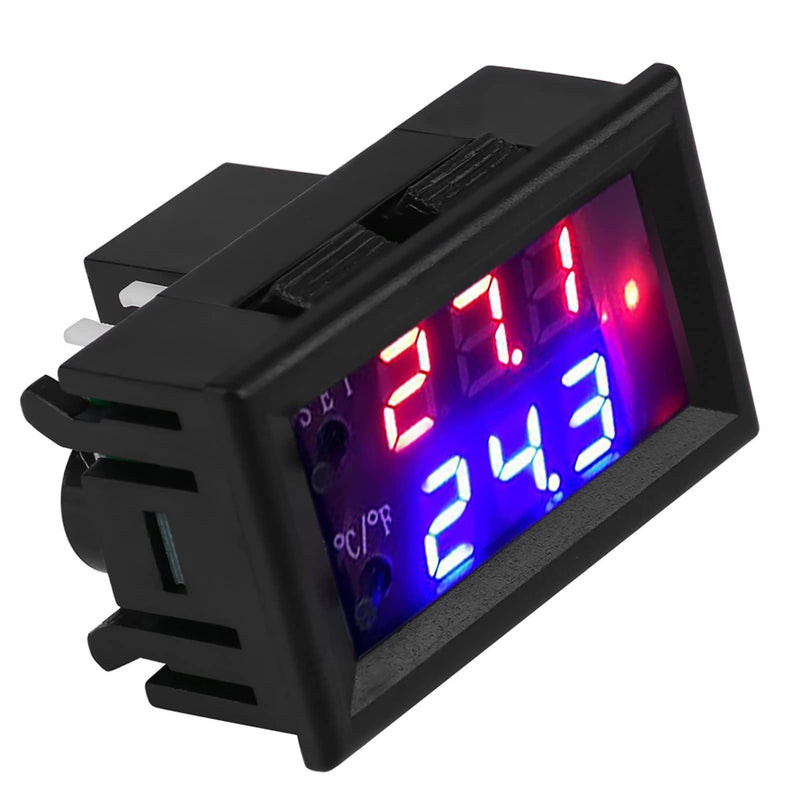 [Australia - AusPower] - Temperature Controller, 12V Digital Display Microcomputer Thermostat Temperature Controller Switch Household Thermostats Fan Controller with Sensor 