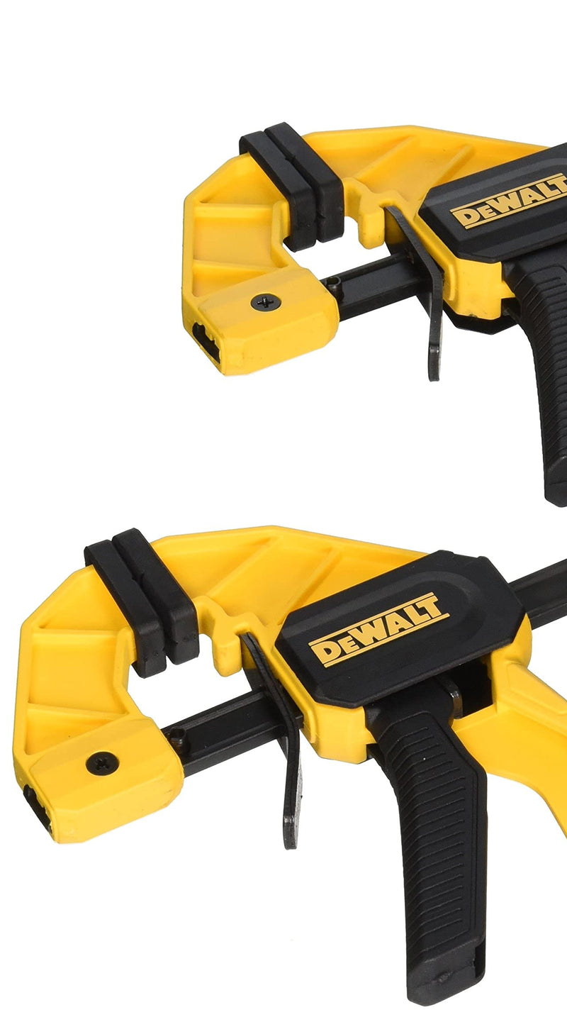 DeWalt DWHT83149 6" Tough Nylon Body One-Handed Medium Trigger Clamp, 2-Pack