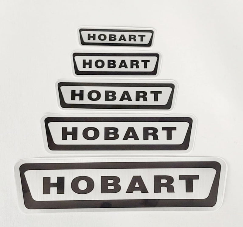[Australia - AusPower] - HOBART 00-118365 Genuine OEM Replacement Part - Large Metallic Label Set - Pack of 5 (7" x 1.8") 