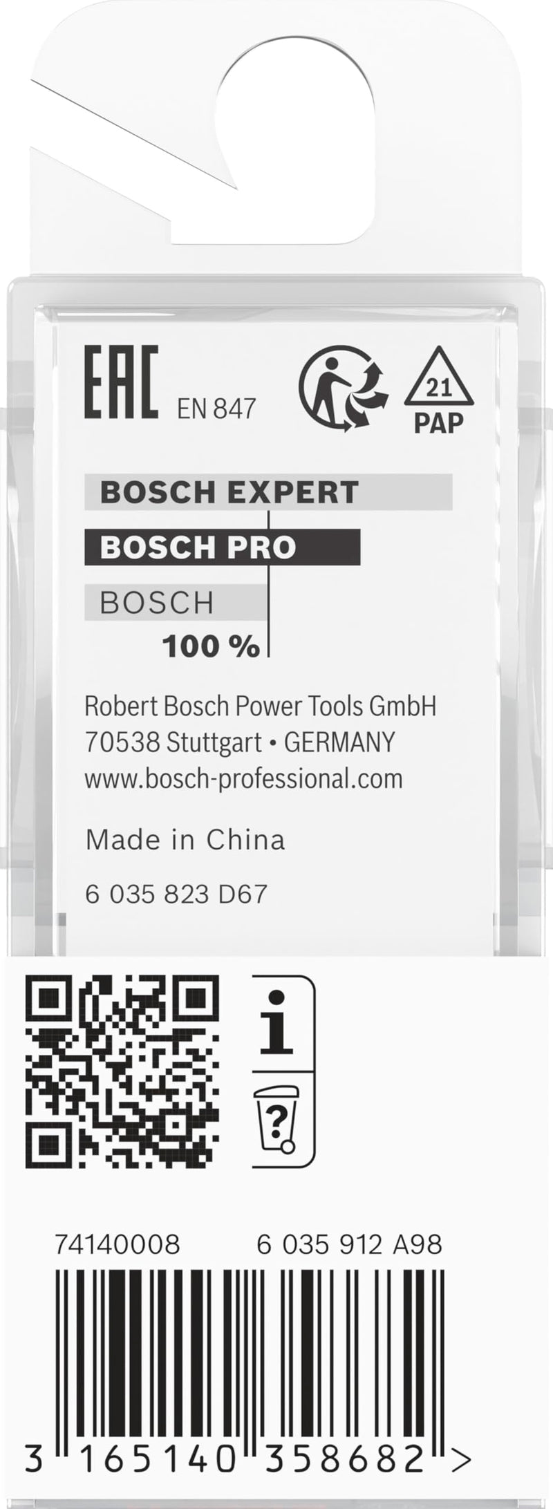 Bosch 2608628407 V-Grooving Cutter, Black/Silver, 16 x 16 x 8 mm 90°