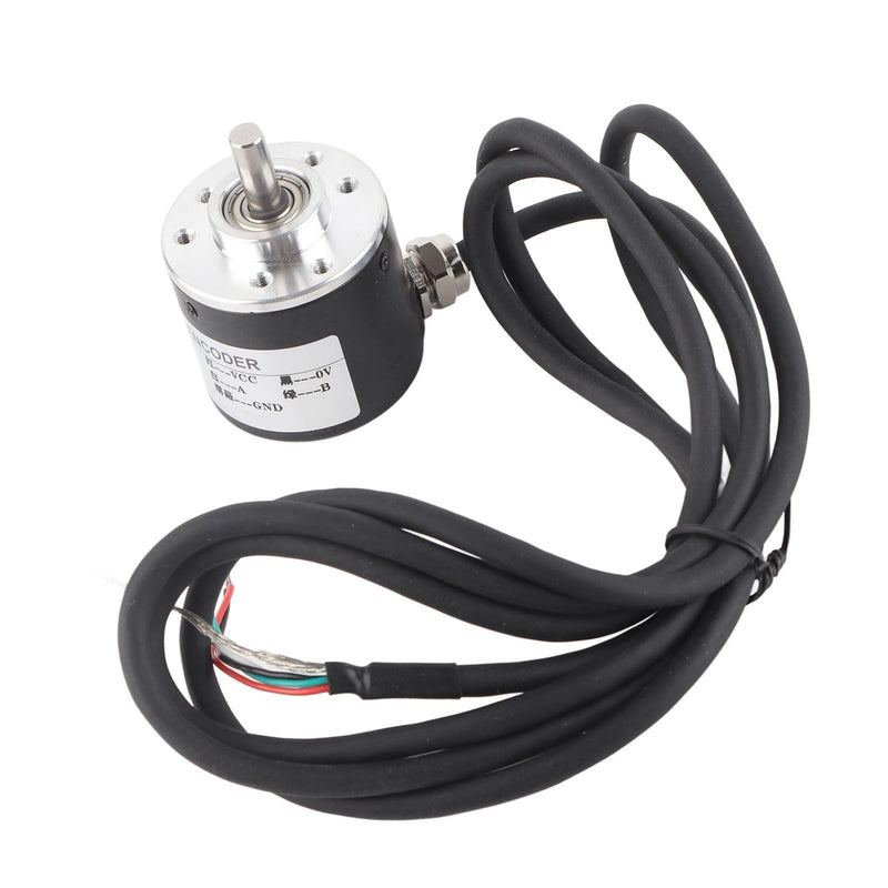 [Australia - AusPower] - 2Pcs Encoder 600 P/R Photoelectric Incremental Encoder 5 V-24 V AB 2-Phases Shaft 6 Mm 