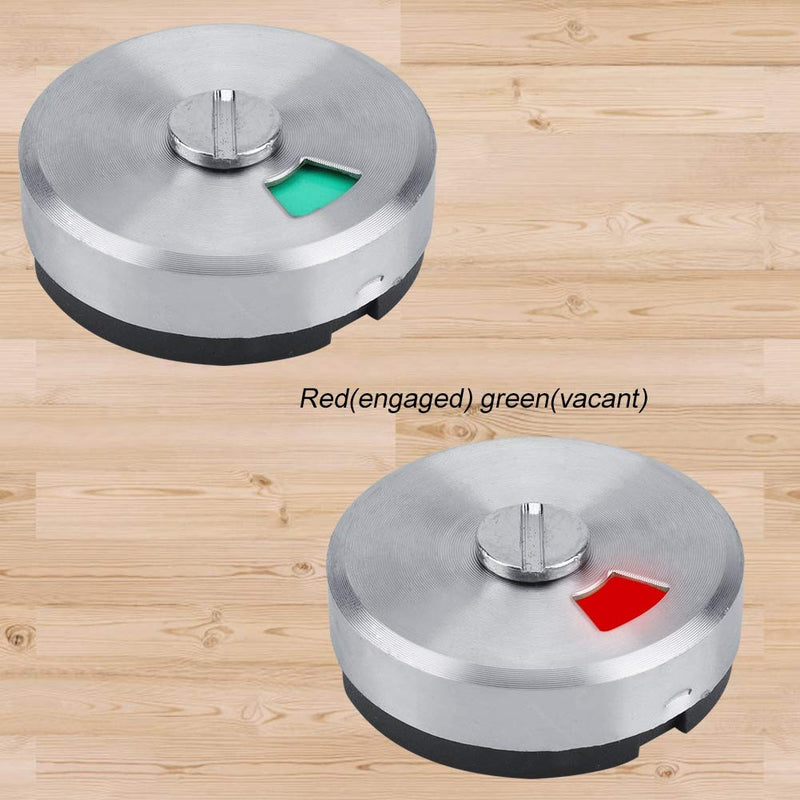 [Australia - AusPower] - Tissting Door Lock Indicator Bathroom Toilet Indicator Privacy Partition Handle Lock Vacant Engaged Door Indicator Bolt for Public Restroom Bathroom Toilet Office 