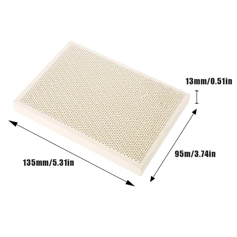 Ceramic Honeycomb Soldering Plate, High Efficiency Gas Heater Parts Burning Ceramic Plate Burner Replacement for Paint Pressure Drying Industry