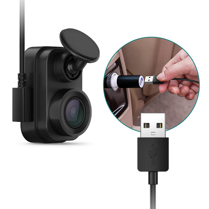 [Australia - AusPower] - TUSITA Extra Long Power Cable (26ft 8M) - Compatible with Garmin Dash Cam Mini 2, Tandem 