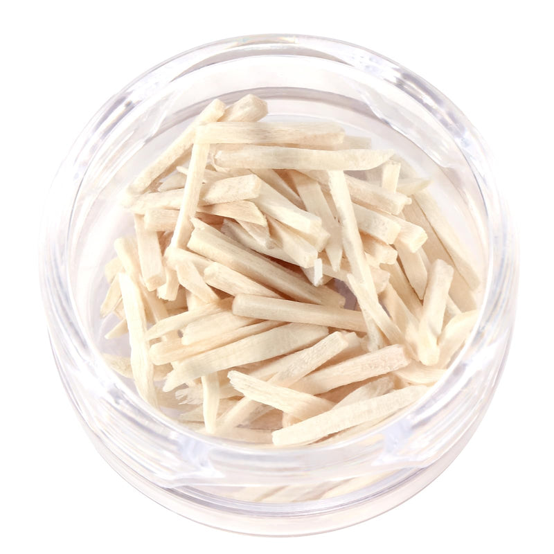 [Australia - AusPower] - JMU Dental Wooden Wedges 100Pcs Disposable Colorful Wooden Wedges (White (1.3x1.5x14mm)) White (1.3x1.5x14mm) 