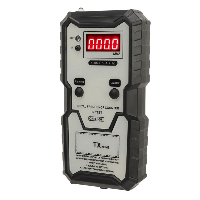 [Australia - AusPower] - Remote Controller Frequency Tester, Portable Fast Response Digital Display Remote Key Frequency Tester for Garage Door for Electric Lock 