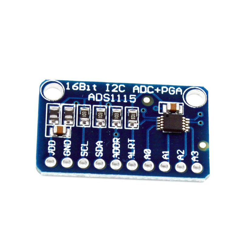 [Australia - AusPower] - HiLetgo ADS1115 16 Bit 16 Byte 4 Channel I2C IIC Analog-to-Digital ADC PGA Converter with Programmable Gain Amplifier High precision ADC Converter Development Board for Arduino Raspberry Pi 