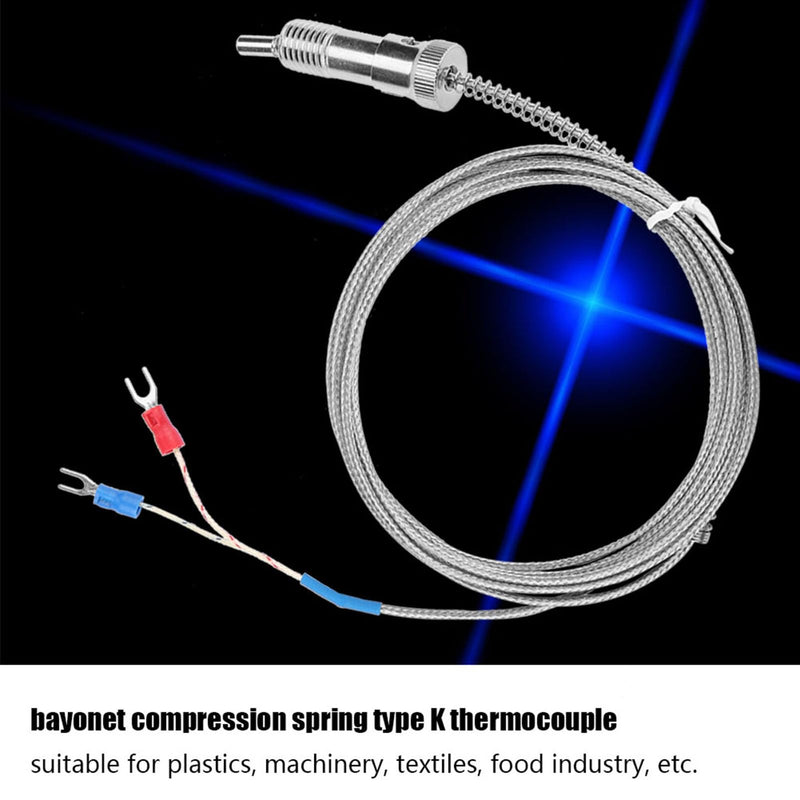 [Australia - AusPower] - Type K WRNT-01/02 Bayonet Temperature Sensor Thermocouple for Sensing Temperature(5M) 