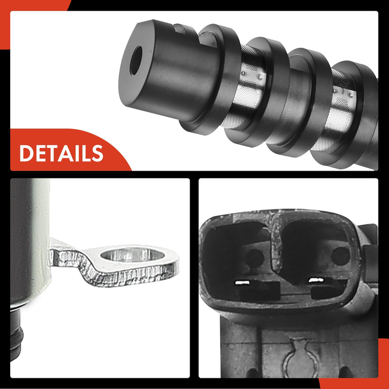 A-Premium Engine Variable Valve Timing (VVT) Solenoid Compatible with Ford Edge Explorer Taurus Fusion & Lincoln MKS MKT MKZ V6 3.5L V6 3.7L, Replace# 7T4Z6M280A