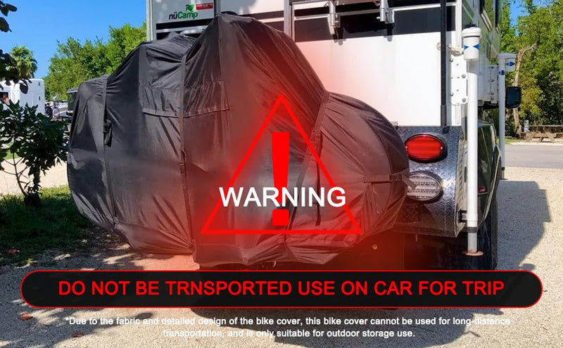 [Australia - AusPower] - Adult Tricycle Cover Outdoor Storage Waterproof ,Heavy Duty Anti-UV 420D Tearproof Bike Covers Fit for Electric Trike,3 Wheels eTrike Bicycle, All Weather Use,Windproof Buckle,Lock Hole 