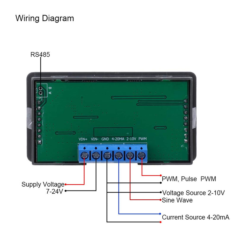 [Australia - AusPower] - PWM Pulse Frequency Generator 4-20mA 2-10V Signal Generator Module Sine WSFG-06 Multifunctional Adjustable Signal Generator Without RS485 