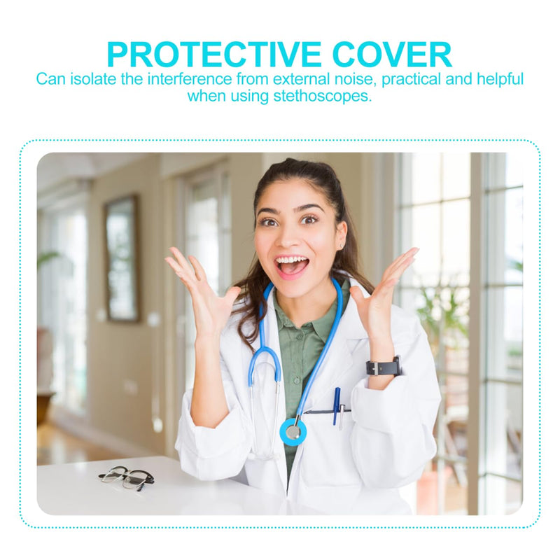 [Australia - AusPower] - Stethoscope Head Cover Replacement 32 Pcs Silicone Ear Gauges & Protective Covers for Medical Use in Hospitals and Clinics 32pcs 