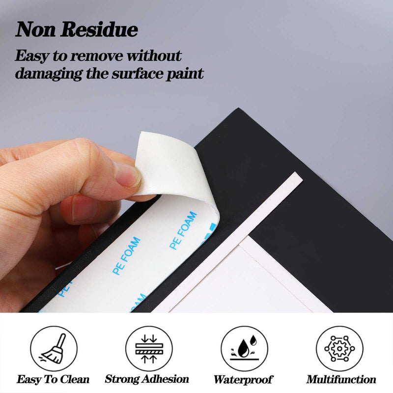 Double Sided Tape Heavy Duty, 0.5in×10ft Picture Hanging Strips for Posters, Removable Waterproof No Wall Damage Foam Tape, Adhesive Mounting Tape for Paint Wall 1/2in×10ft