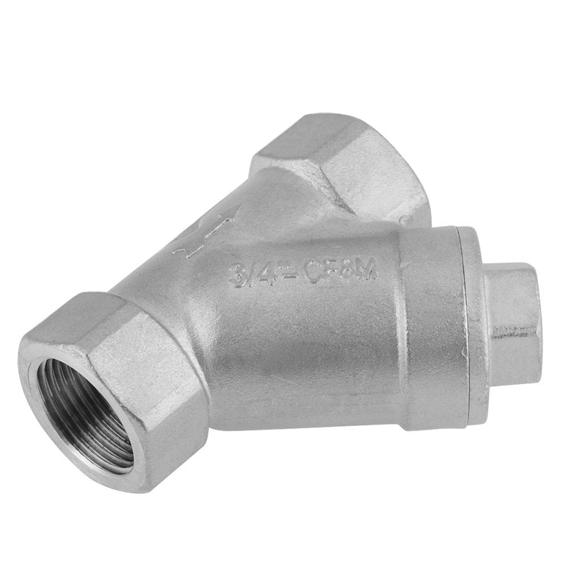 [Australia - AusPower] - Y-filter 3/4-inch filter screw DN20 PT filter shape Y-shape stainless steel with gas oil water hose 