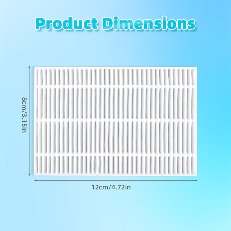 Pack of 6 Bottle Cleaner Filter Replacement, Safe & Reliable Air Filter with 99.97% Effective Filtration, Compatible with Momcozy/Grownsy/Papablic Baby Bottle Cleaner