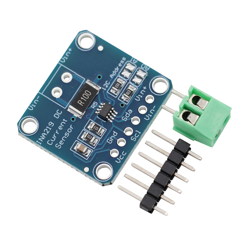 3PCS MCU-219 INA219 DC 3-5.5V I2C Interface Zero Drift Bidirectional Sensor Module Current Power Supply Sensor Performance Monitor Sensor Module