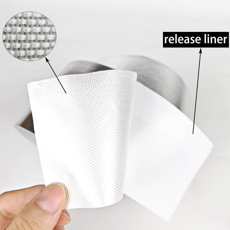 Silver Aluminum Foil Tape 6in x 66ft High Temperature Adhesive Muffler Tape Heat Shield Blocking Tape for HVAC/Air Conditioning Pipe/Car Exhaust Pipe 6inches x 66feet